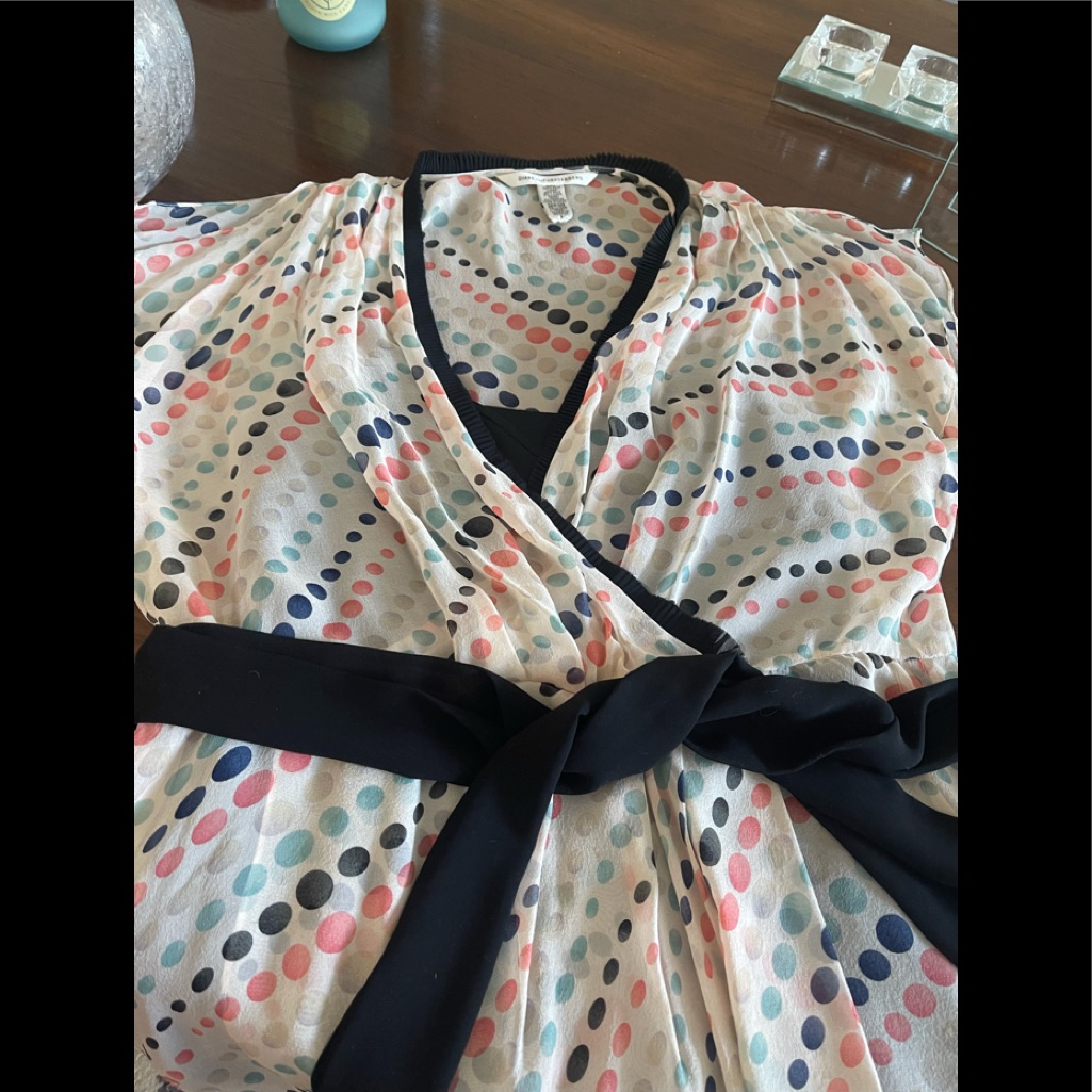Dvf Silk Top.